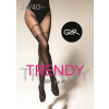 Dámske pančuchy GATTA Trendy Girl-Up 49 (20/60 DEN) 3-M, Nero