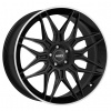 DOTZ LONGBEACH 10,5x22 5x112 ET43 black polished lip