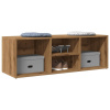 Skrinka na topánky dub artisan 105x35x35 cm drevotrieska-ForU-856411