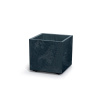 Prosperplast Kvetináč SIERRA SQUARE beton effect 38,5 cm antracit