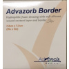 ADVAZORB BORDER krytie na rany samopriľnavé atraumatické 7,5 x 7,5 cm 10 ks