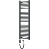 Mexen Mars, elektrické vykurovacie teleso 1200 x 400 mm, 600 W, antracitová, W110-1200-400-2600-66