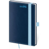 Helma A6 týždenný 2026 DOUBLE BLUE
