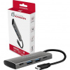 AXAGON HMC-4G2, USB-C 3.2 Gen 2 10 Gb/s hub, porty 2x USB-A + 2x USB-C, kabel USB-C 13cm