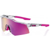 100% Speedcraft XS - Polished Translucent Grey - Purple Multilayer Mirror Lens uni