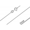 Argento Strieborná retiazka Hadík 0,6 mm 15177 | Dĺžka: 60 cm