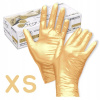 PERLEŤOVÉ NITRILOVÉ RUKAVICE UNIGLOVES ZLATÉ XS 100KS