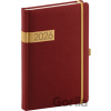 NOTIQUE Denný diár Twill 2026 (bordovo-zlatý) - Notique