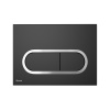 RAVAK Chrome WC tlačidlo Čierne 247x165x5 mm X01797
