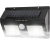 Solárne LED reflektory 5W 5500-6000K Studené IP65 Čierny Masterled pohybový senzor