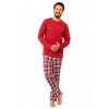 Pánské pyžamo Orion 1268/22 HOTBERG bordo (vínová) XL
