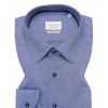 Pánska elegantná Natté stredne modrá košeľa ETERNA Slim fit zo 100% bavlny, Veľkosť 41
