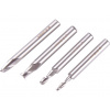 frézy stopkové, sada 4ks, ?3,2-4-6-6,3mm, HSS6542