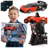 Auto Robot Auto na diaľkové ovládanie Transformer 2v1 S Ovládačom Akumulátor