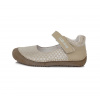 Dievčenská poltopánka D.D.step H063-126AM - Barefoot -Cream