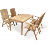 NOELA Set záhradného nábytku GARDEN/AMERICA 1 stôl+ 4 stoličky