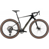 Gravel bike Cannondale Topstone Carbon 1 Lefty - Jet Black w/ Raw Carbon and Smoked Chrome 56