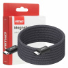 Magnetický USB kábel USB-C to USB-C 60W 200cm AMiO-04841