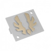 BitFenix Logo for Shinobi Midi-Tower - Gold BFC-SNB-150-AULOG-SP