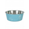 Jedna kovová miska Zolux modrá 0,4 l