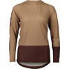 POC W's MTB Pure LS Jersey - Jasper Brown/Axinite Brown M