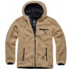 Brandit flísová bunda s kapucňou Teddyfleece Worker, camel - L