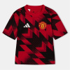 adidas Manchester United Pre Match Shirt 2025 2026 Juniors Red 7-8 Years