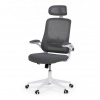 Nábytek PEGAS s.r.o. Kancelářská židle, houpací mechanismus, šedá síťovina, KA-Q843 GREY