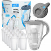 Sklenená filtračná kanvica Dafi Crystal LED 2 l + 10x filter Dafi Classic