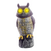 Plašič vtákov Sova 43cm /svietiace oči, otáčajúca sa hlava/