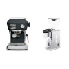Ascaso Dream ONE, Anthracite + Rocket Espresso FAUSTINO 3.1, white