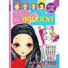 Pracovný zošit so samolepkami Doplňovačka dievčatka 200 nálepiek SK verzia 21x28cm
