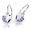 Cutie Jewerlly dětské náušnice C2160 Dark Blue