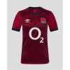 Umbro England Rugby Alternate Shirt 2024 Womens Red 8 (XS)