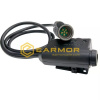 EARMOR EARMOR M52 Military Version PTT spínač, konektor NATO 6-pin