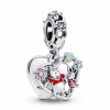 PANDORA Disney korálka Medvedík Pú a Prasiatko 792214C01
