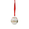 Porcelánová ozdoba mini koule motiv Vánoční strom, Christmas Sounds, Ø 4,5 cm Rosenthal (Rosenthal Hutschenreuther kolednící 2023 Renáta Fučíková)