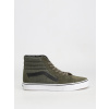 Vans Sk8 Hi (ripstop canvas grape leaf/true white) 42, zelená