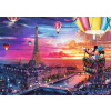 Trefl - Puzzle Puzzle Premium Plus Mickey a Minnie v Paríži - 1000 dielov