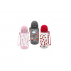Fľaša detská so slamkou tritan 330ml KIDS FUN mix farieb