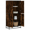 Skříň highboard kouřový dub 68 x 35 x 139 cm kompozitní dřevo Hnědá 3300832