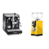 La Pavoni Cellini Classic, black + Eureka Mignon Specialita, CR yellow