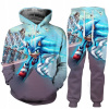 Teplaková súprava - Sonic Children's Tracksuit Veľkosť 140 Multi -Colored (Set Tracksuits mikiny nohavice Liverpool FC Návrhy)