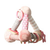 BABY ONO Edukačná hračka pyramída Tiny Yoga pink 22x19x22 ružová