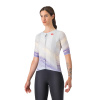 Castelli Aero Pro 8S W Jersey, Multicolor purple Veľkosť: M Dámsky dres s krátkymi rukávmi v užšom strihu