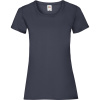 Fruit of the Loom Tričko Lady-Fit Valueweight T, krátký rukáv, dámské COT161372a3600-deep navy XS Navy deep