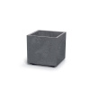 Prosperplast Kvetináč SIERRA SQUARE beton effect 38,5 cm sivý