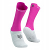 Ponožky na bicykel Compressport 45-48 biele