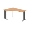 OFFICE PRO s.r.o. HOBIS kancelársky stôl pracovný tvarový, ergo pravý - FEV 60 P, buk