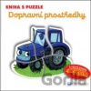Kniha s puzzle: Dopravní prostředky - Vera Brüggemann